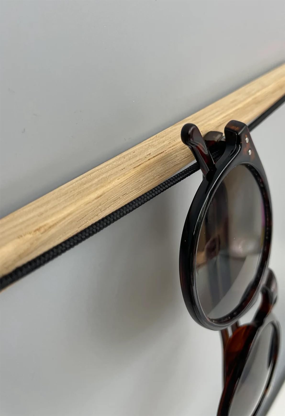 Wooden Sunglass Holder for Wall - Sunglass Organizer and Storage, Eyeglass Holder for Home, Wall-Mounted Sunglass Rack Stand - Keep your Reading Glasses, and Sunnies Organized and within Reach