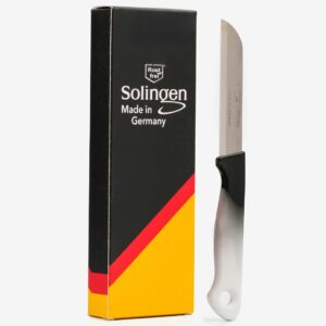 Solingen Paring Knife 12 pcs Fruit Knife Vegetable Knife Set Razor-Sharp Lightweight 3-inch Serrated Paring Knife Made in Germany (HOLE PATTERNED)