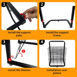 Art Drying Rack - Multi-Functional Art Storage Rack, 15 Removable Shelves for Classroom and Art Studio Use, Ideal for Paint Drying