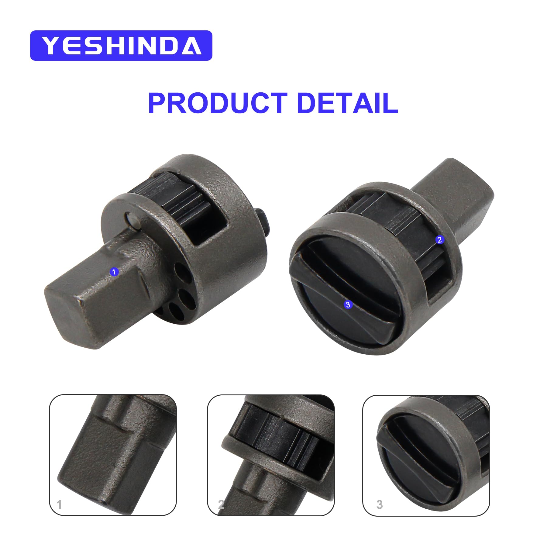 YESHINDA 3/8 inch 42-06-1030 Ratchet Head Anvil Repair Kit Fit for Milwaukee 2457-20,2457-21 M12 Spanner-Tool