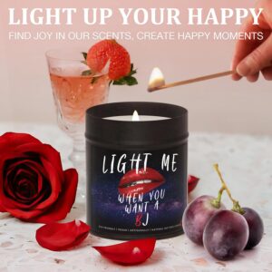 Valentines Day Gifts for Him, Funny Romantic Naughty Gifts for Him, Scented Candles Soy Aromatherapy Candle, Valentine Candle Gifts, Limited Edition Valentines Jar Candle