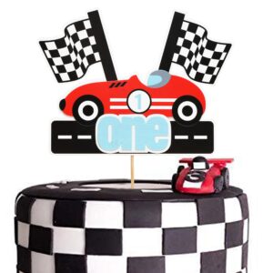 fast one cake topper - race car one birthday party decorations,racing car themed baby shower decor,little racer 1st birthday cake topper,fast one photo prop cake smash