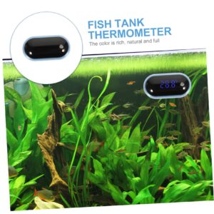 5pcs Fish Tank Thermometer Aquarium Thermometer Portable Digital Thermometer Household Digital Thermometer Electric Thermometer Water Tank Thermometer Fish Tank Supply