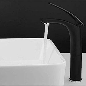 Kitchen Taps Kitchen Tap Kitchen Tap Black Brass Bathroom Basin Faucet Luxury Sink Mixer Taps Deck Mounted Hot and Cold Water Bath Sink Mixer Tap Faucets