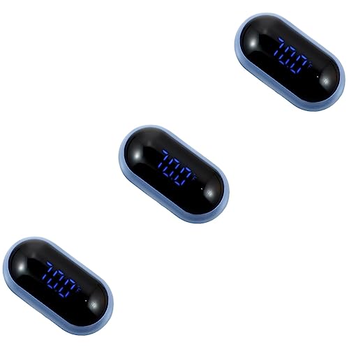 FRCOLOR 3pcs Aquarium Thermometer Tank Water Saltwater Aquarium Fish Aquarium Small Fish Tank Small Digital Turtle Accessories Aquarium Accessories Digital Aquarium High Precision Abs Led