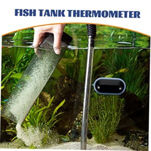 FRCOLOR 3pcs Aquarium Thermometer Tank Water Saltwater Aquarium Fish Aquarium Small Fish Tank Small Digital Turtle Accessories Aquarium Accessories Digital Aquarium High Precision Abs Led