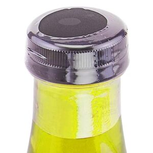 90 x 35 mm Flat Cut Perforated Shrink Bands (Fits approx. 53mm diameter Standard Caps) - Tamper Evident PVC Wrap Sleeves for Bottles and Jars - No Print (250)