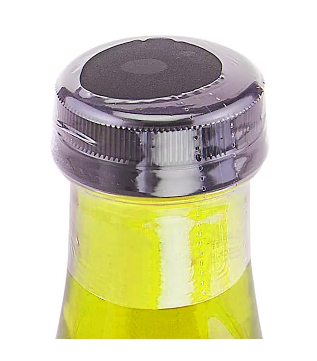 90 x 35 mm Flat Cut Perforated Shrink Bands (Fits approx. 53mm diameter Standard Caps) - Tamper Evident PVC Wrap Sleeves for Bottles and Jars - No Print (250)