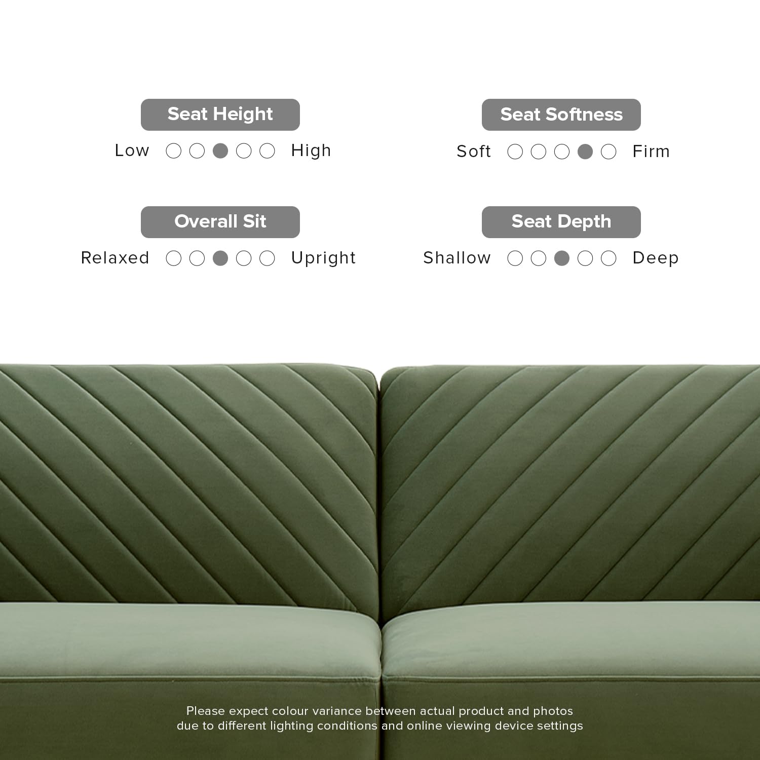 mopio Futon Sofa Bed, Couch, Small Sofa, Sleeper Sofa, Loveseat, Mid Century Modern Futon Couch, Sofa Cama, Couches for Living Room (Olive Green Premium Velvet)