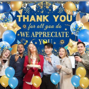 We Appreciate You Banner Thank You Banner Pastor Appreciation Decorations Banner Thank You For All You Do Backdrop Employee Staff Appreciation Gifts Teacher Doctor Retirement Appreciation Party Decor