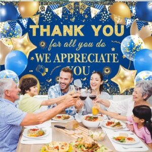 We Appreciate You Banner Thank You Banner Pastor Appreciation Decorations Banner Thank You For All You Do Backdrop Employee Staff Appreciation Gifts Teacher Doctor Retirement Appreciation Party Decor