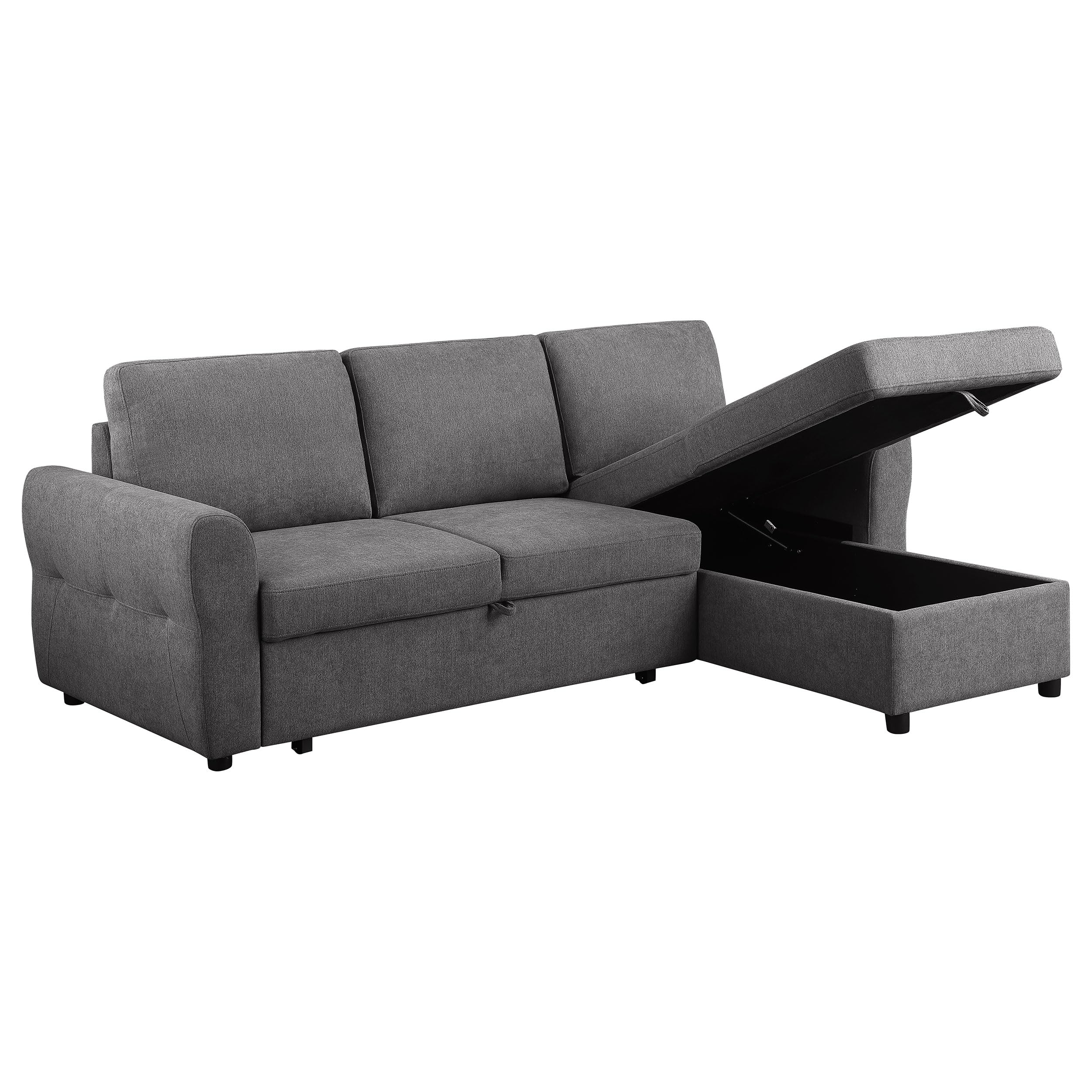 Coaster Samantha Sleeper Sectional, Grey