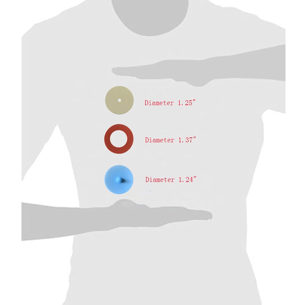 AiliveSun 6000 Series Full and Half Face Respirators Parts - 4pcs Inhalation Port Gasket 6895 、 4pcs Inhalation Valve 6893 and 4pcs Inhalation Valve replacement 6889