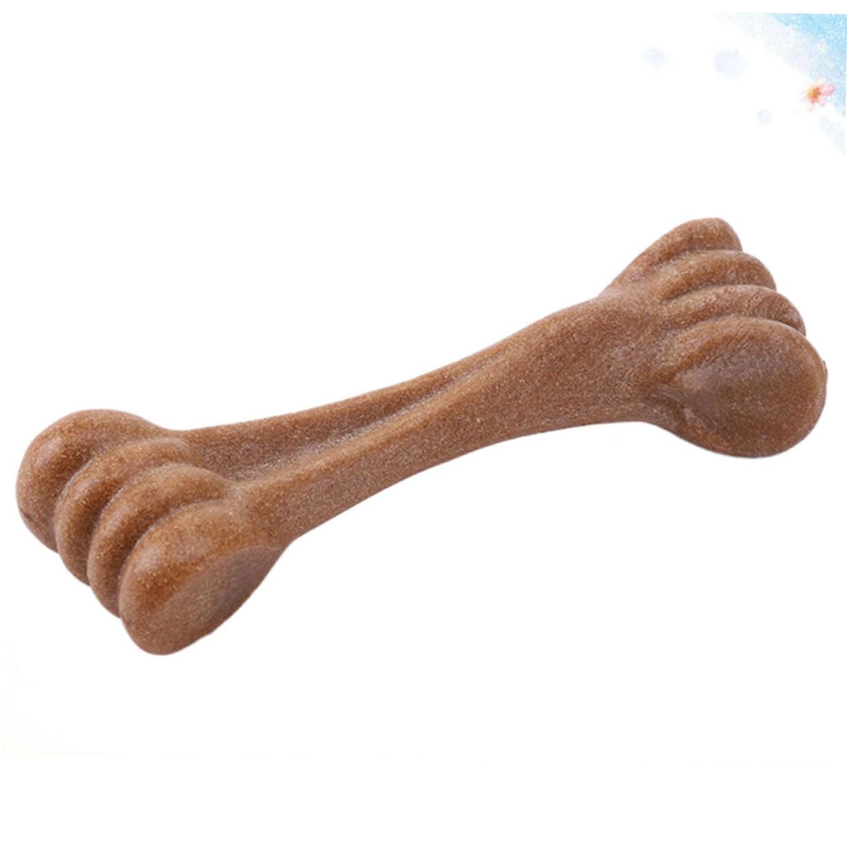 PRETYZOOM 3pcs Puppy Teething Toys Wooden Toys Dogman Toys Pet Toys Dog Teeth Toy Dental Dog Wooden Dog Chew Toy Pet Bite Toy Dog Teeth Cleaning Toy Pet Playing Toy Teething Stick Pet Dog