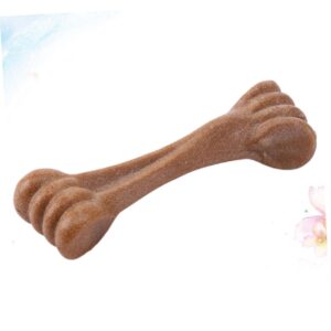 PRETYZOOM 3pcs Puppy Teething Toys Wooden Toys Dogman Toys Pet Toys Dog Teeth Toy Dental Dog Wooden Dog Chew Toy Pet Bite Toy Dog Teeth Cleaning Toy Pet Playing Toy Teething Stick Pet Dog