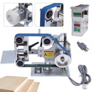 LIYUANJUN Belt Grinder, 30'' x 1'' Belt Sander Bench Grinder with Brushless Motor Large Table Polishing Sander Sharpener Multi Function Desktop Belt Machine w/Stepless Speed Regulator