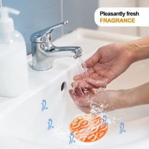 Urinal Screen Deodorizer (30Pack) Anti Splash Long Lasting Fragrance Urinal Cakes Eliminate odours Keeps Bathroom fresh- For Public and Private restrooms-Multiple Use-Orange Citrus