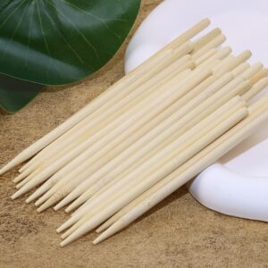 PPhtony Heavy Duty Bamboo Stylus Sticks Craft Sticks for Scratching Drawing Christmas Thanksgiving Scratch Art Activity Craft Projects, 30PCS (12cm)