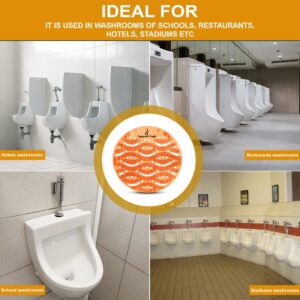 Urinal Screen Deodorizer (30Pack) Anti Splash Long Lasting Fragrance Urinal Cakes Eliminate odours Keeps Bathroom fresh- For Public and Private restrooms-Multiple Use-Orange Citrus