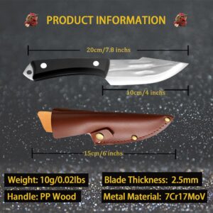 Japan Knives Boning Knife, Small outdoor fixed blade, kitchen utility knives, Meat Cutting, For Home kitchen Cooking Outdoor Camping BBQ