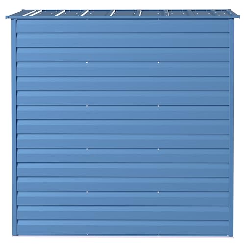 Arrow Sheds 6' x 4' Outdoor Steel Storage Shed, Blue