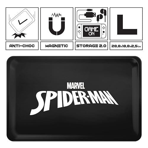 Storage 2.0 Storage Tray – Magnetic Lid Spiderman Multicolored