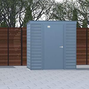 Arrow Sheds 6' x 4' Outdoor Steel Storage Shed, Blue