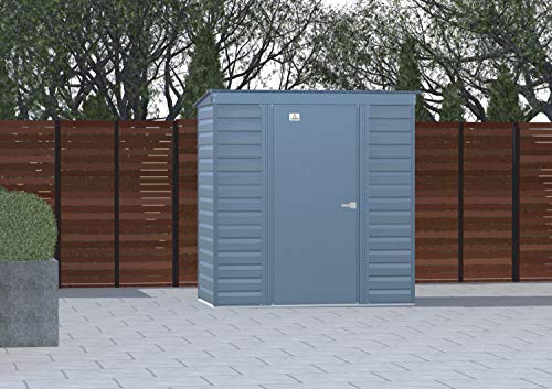 Arrow Sheds 6' x 4' Outdoor Steel Storage Shed, Blue