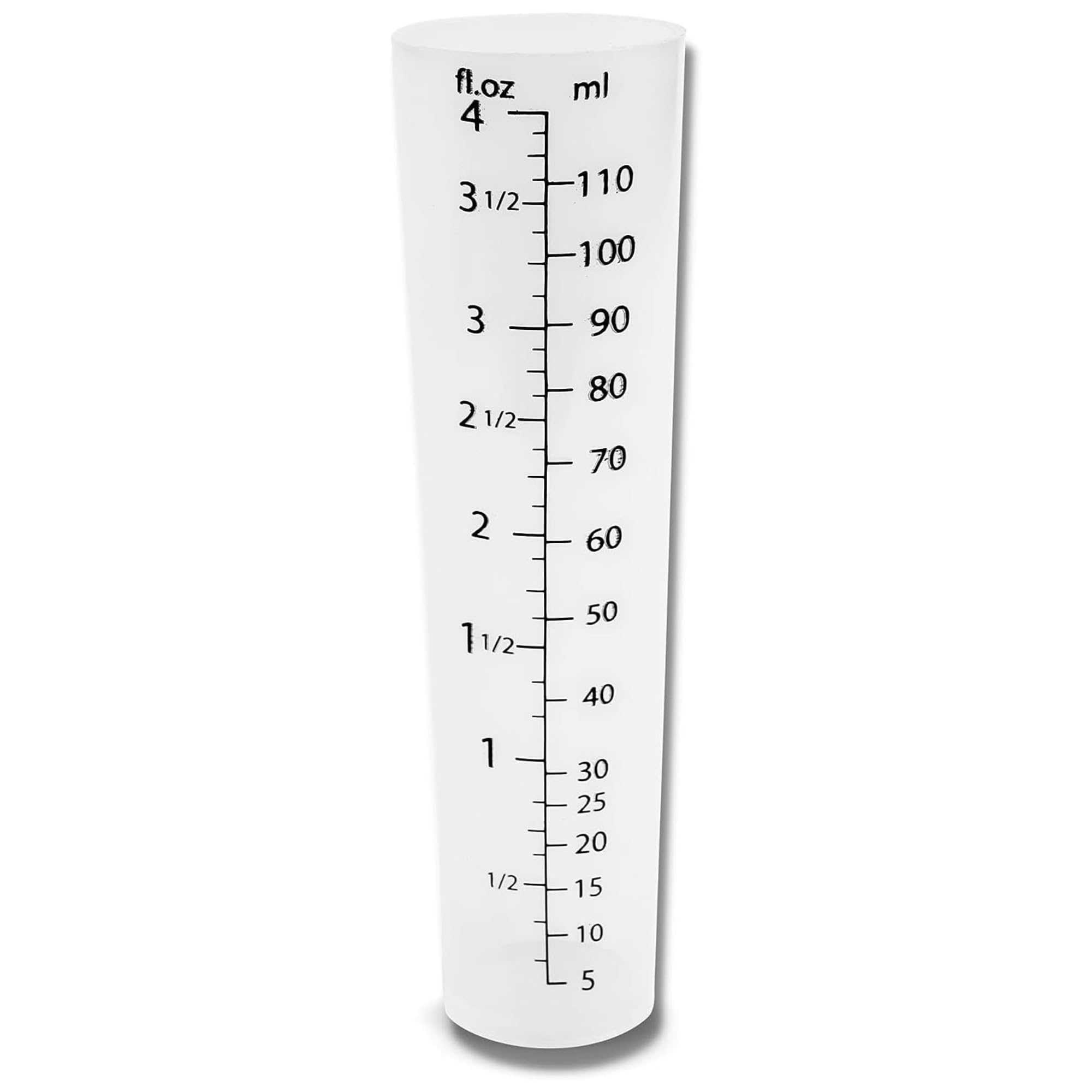 ACCUPOUR 4oz (110 mL) Graduated Cylinder, and 8oz (250 ml) Measuring Pitcher- Heat Resistant & Chemical Resistant, Great for Chemicals, Oil, Pool and Lawn, Home Brew - Ounce (oz) and Milliliter (mL)