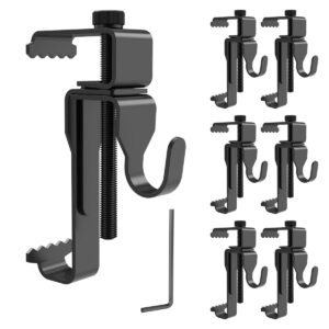 elrswy brick hanger,brick hooks,brick clips for hanging pictures,no drill,no holes,stainless steel,black,6 pack