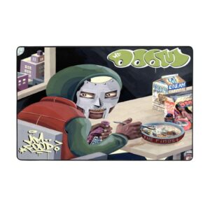 QANCOSI MF Rapper Doom Area Rugs Anti-Slip Ultra Soft Floor Mat Big Rug for Bedroom Living Room Kitchen Home Decor Outdoor/Indoor 60x39 inches