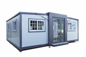 jaxenor 19x20ft portable prefabricated tiny home, mobile expandable plastic prefab house for hotel, booth, office, guard house, shop, villa, warehouse, workshop