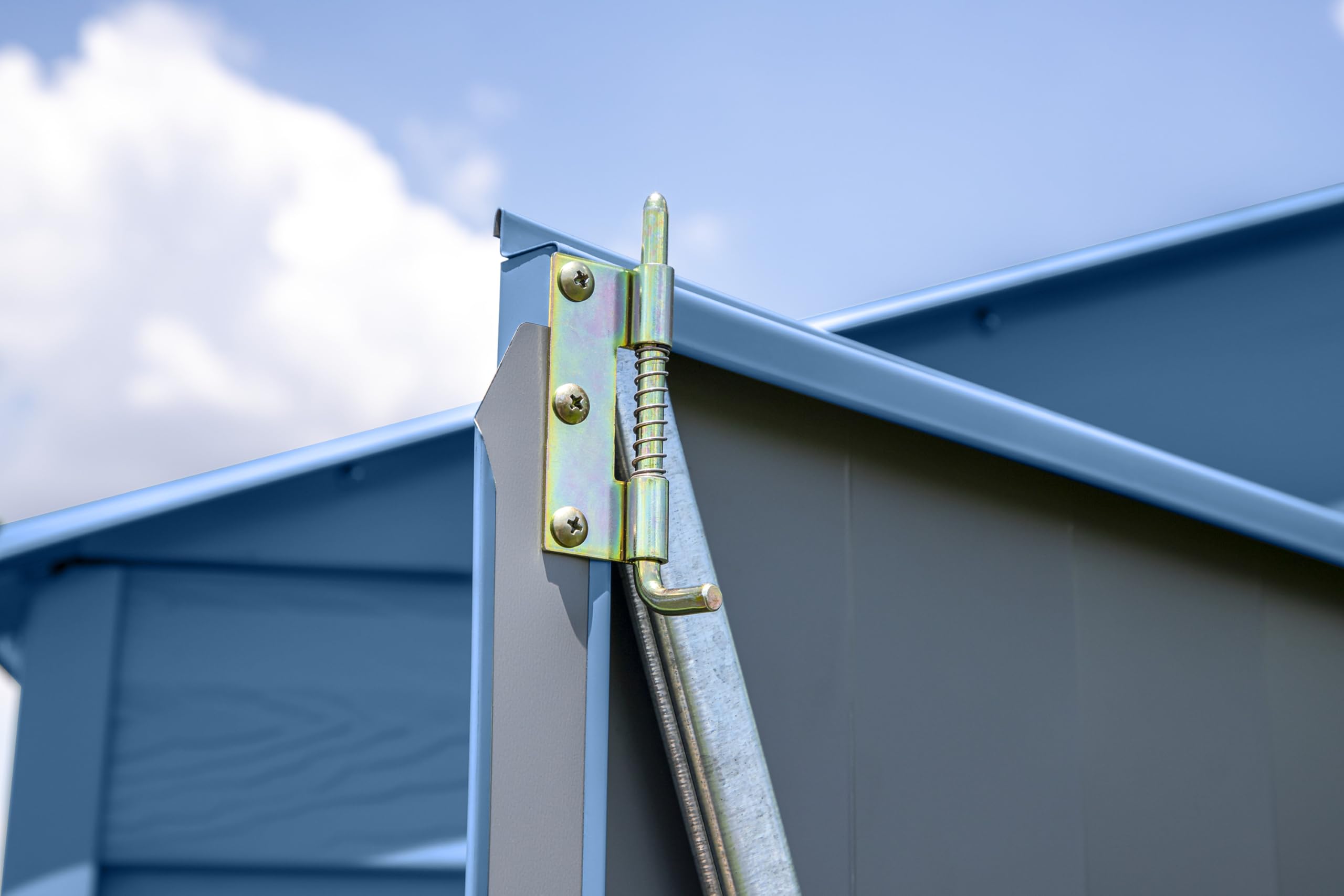 Arrow Sheds 6' x 4' Outdoor Steel Storage Shed, Blue