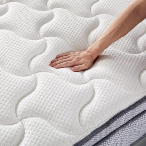 restologie Sigma 10 inch Hybrid Mattress/Made in America/Pocket Coils & Memory Foam for Cooling and Comfort/Reinforced Edge Support/Mattress in a Box/Firm Tight Top (Queen (U.S. Standard))