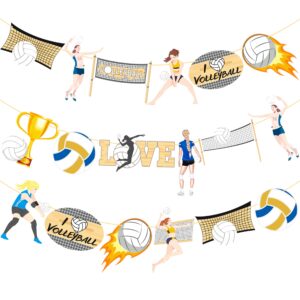 volleyball party banners volleyball party banner decoration volleyball player party garlands for volleyball theme birthday party decoration baby shower supplies