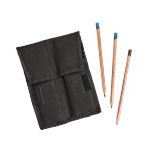 Derwent Pocket Wrap, Black, Accessories Ideal for Sketching and Drawing, Roll Up Pencil Case, Professional Quality Pencil Case, 2306221