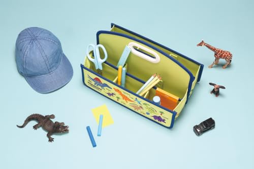 Skater ZBX1-A Anywhere Storage Box, Portable, Organization, Includes Handles, Dinosaurus, Pictures, Trinket Storage, Storage Case