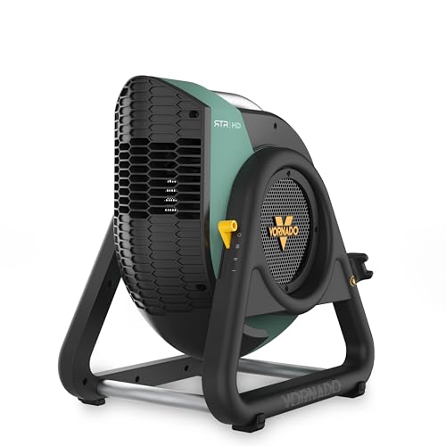 Vornado RTR Heavy Duty Air Circulator, 3-Speed High Velocity Shop Blower Fan for Whole Room, Multipurpose Electric Air Mover, High-Impact Case with 8ft Cord