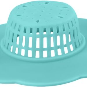 1 Pc Hair Catcher Silicone Hair Stopper Shower Drain Covers Easy to Install and Clean Bathroom Sink Bathtub Drain Strainers Suit for Bathroom Bathtub and Kitchen