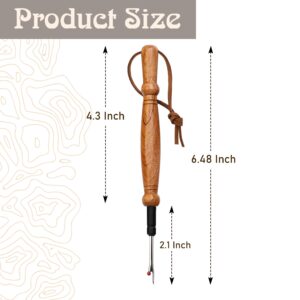 Savina Seam Rippers for Sewing, Remove Stitches and Seams with Precision, Thread Ripping Tool, Hard Wood Professional Multipurpose Durable for Sewing/Quilting (1Pcs)