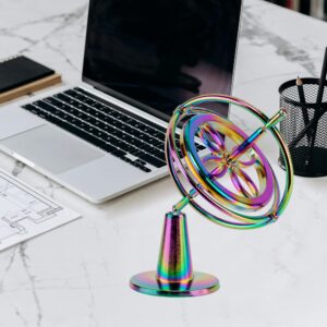 QLKUNLA Gyroscope Toy Metal Anti Gravity Rotating Desk Gyroscope Flying Motion Balance Physics Toy Educational Training Gift