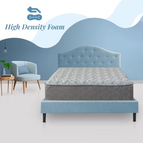 Nutan 11" Foam Encased Plush Mattress, Premium Bed Mattresses Provide Perfect Body Support and Ultimate Comfort, Durable Supporting Internal Structure, Full XL