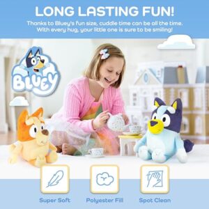 Bluey & Bingo Plush Pillow Buddy Set - Super Soft Character Pillows - Polyester Microfiber, 12 inches