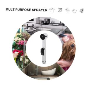 [Premium Chrome-Plated Handheld Bidet Sprayer for Toilet - Convenient Portable Bidet Attachment Bathroom Washer Shattaf Adapter - ABS Bidet Nozzle Spray]-size1