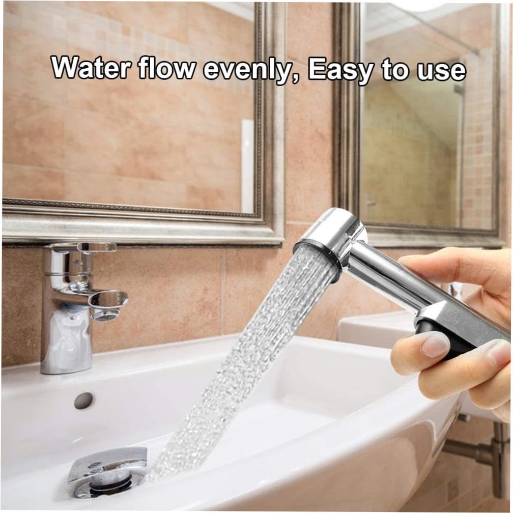 [Premium Chrome-Plated Handheld Bidet Sprayer for Toilet - Convenient Portable Bidet Attachment Bathroom Washer Shattaf Adapter - ABS Bidet Nozzle Spray]-size1