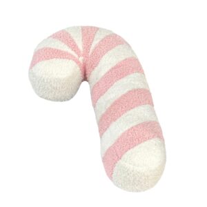 Mokoggiri Candy Throw Pillow Christmas Decorations Soft Fluffy Candy Cane Pillow Stuffed Lollipop Plush Pillows Gifts for Home Decor Sofa Cushion (16 inch Candy Cane Pink)