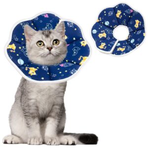 cat cone collar soft cone for cats cat recovery collar, adjustable pet cone cat cones to stop licking wounds, anti scratch cat spray elizabethan collar cone for cats kitten cat e collar after surgery