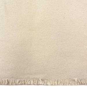 cotton duck #6 (21.1 oz) canvas 60" hypoallergenic heavy duty fabric by the yard - natural