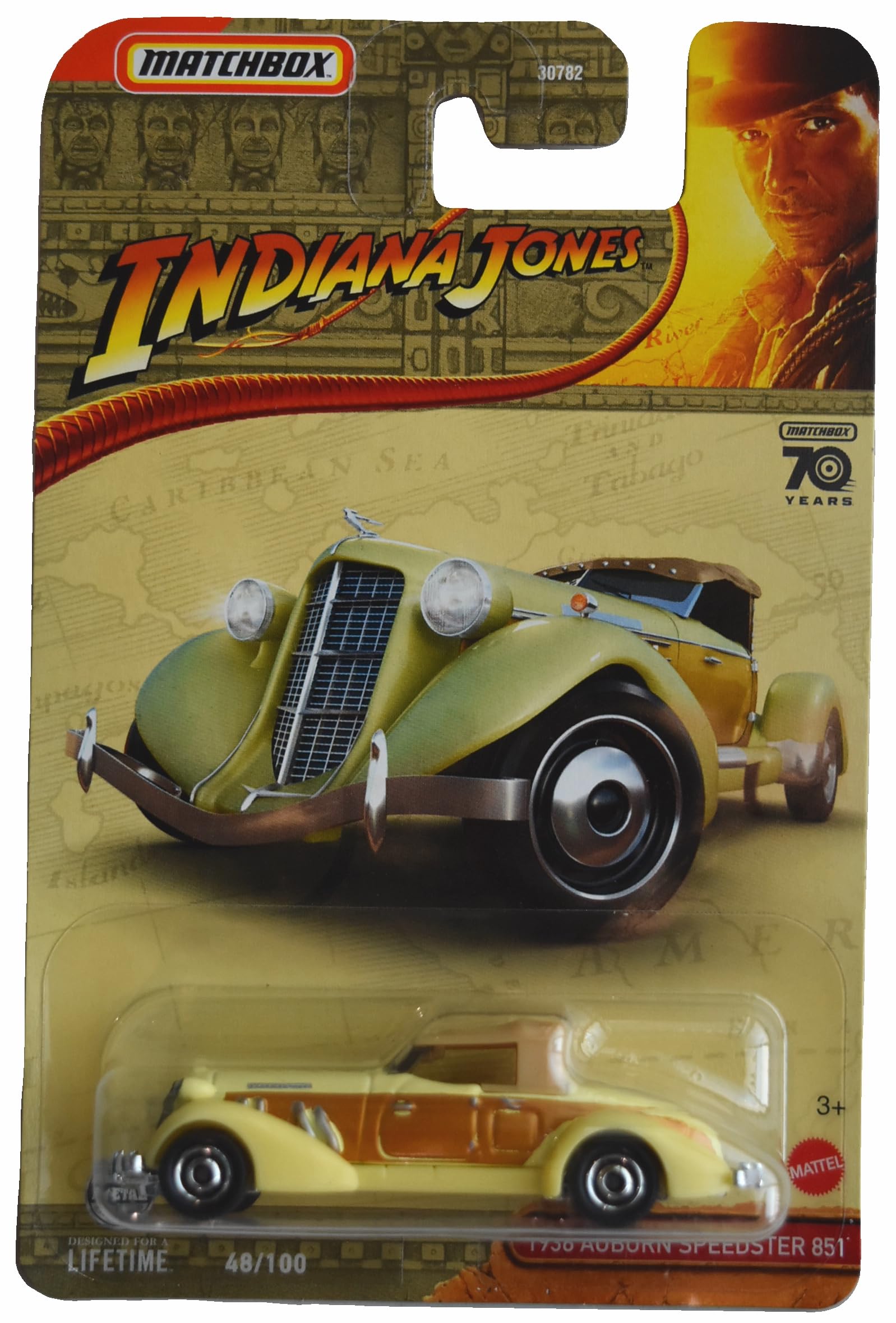 Matchbox 1936 Auburn Speedster 851, Indiana Jones 48/100