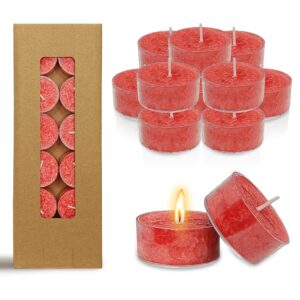 tea candles votive tealight res unscented tealight candles small wishing bulk 12 pack with 4 hours extended burn time mini for birthday christmas emergency family gatherings